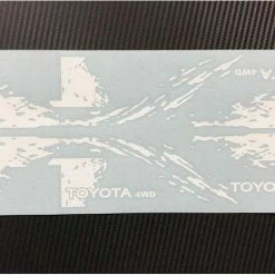 RC4WD Aufkleber Dirty Stripes Mojave 2 Blanc - Accessoires RC