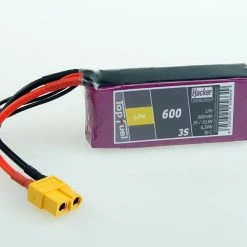 Hacker Batterie RC LiFe 600 MAh 9,9 V 30C TopFuel - Accus