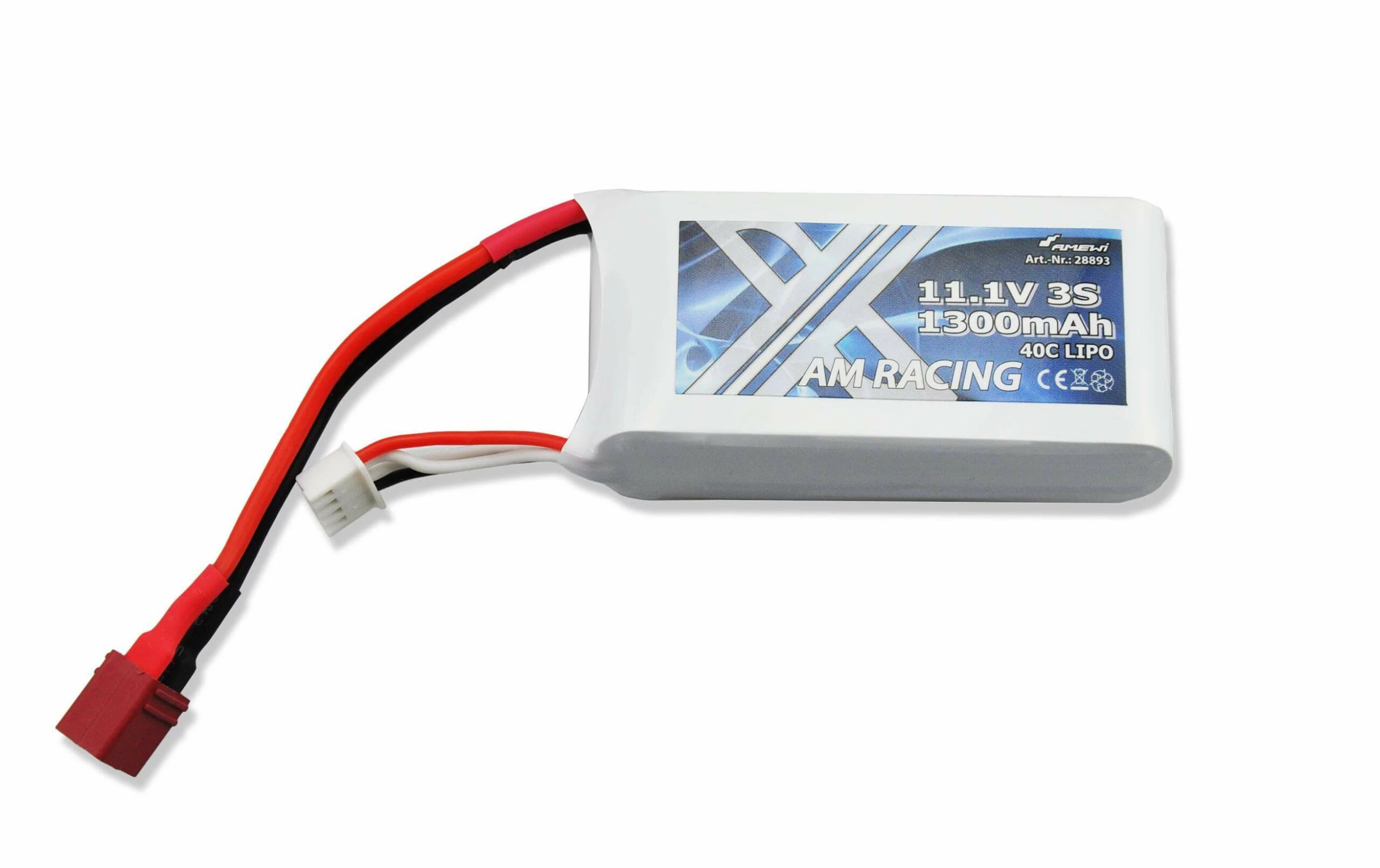 Amewi Batterie RC LiPo 1300 MAh 11,1 V 40C Doyen - Accus 3 Amewi Batterie RC LiPo 1300 MAh 11,1 V 40C Doyen - Accus