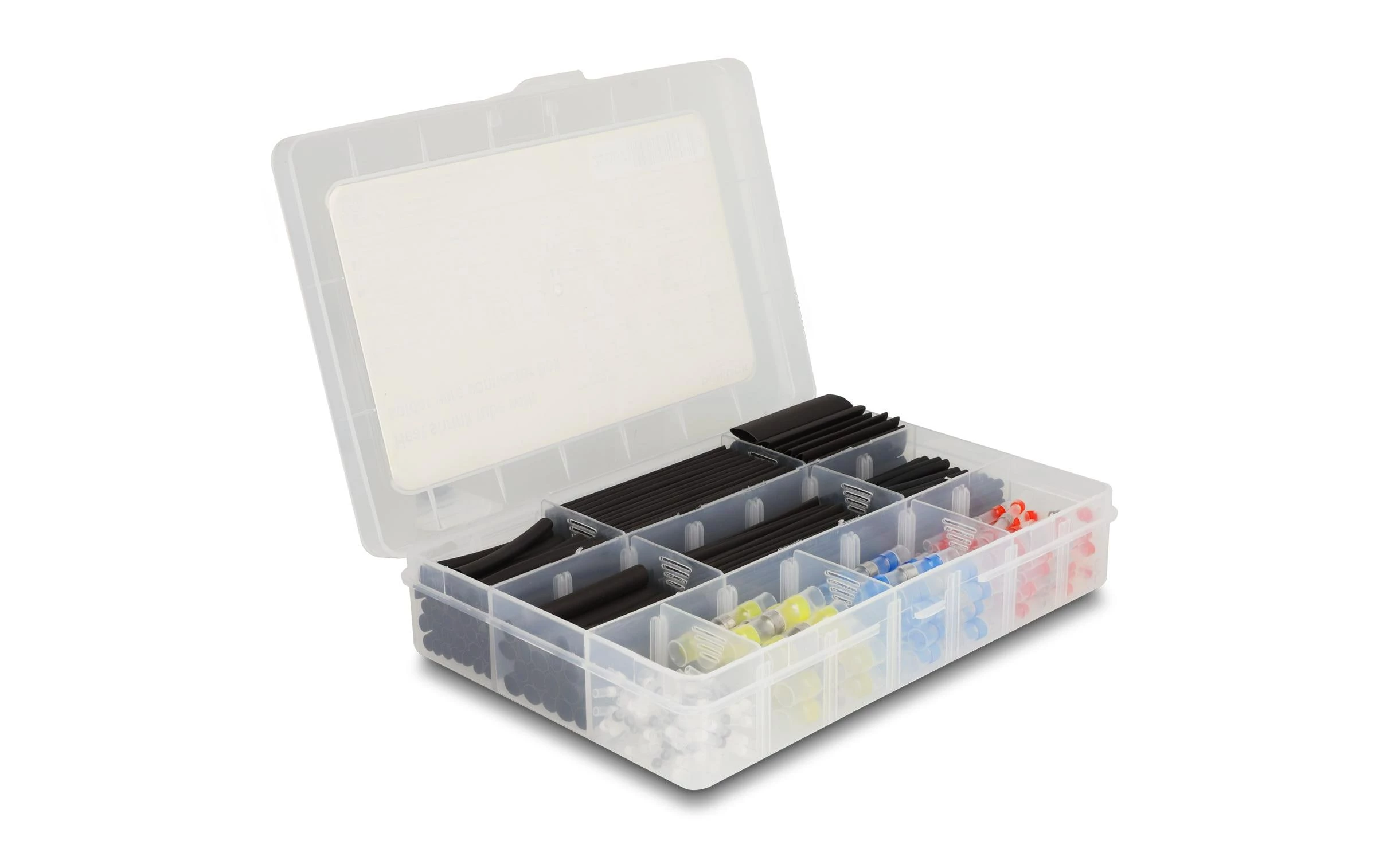 DeLock Gaine Thermorétractable 308 Pièces Boîte D'assortiment, Multicolore - Matières 3 DeLock Gaine Thermorétractable 308 Pièces Boîte D'assortiment, Multicolore - Matières