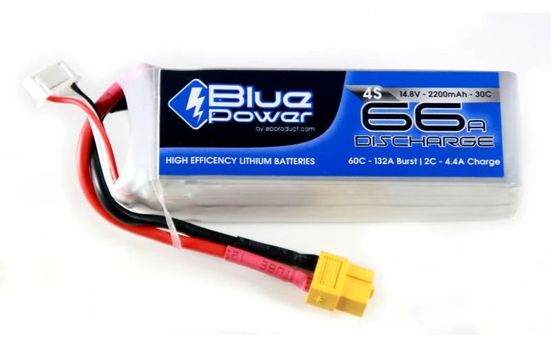 Batterie RC LiPo 2200 MAh 14,8 V 30C BluePower - Accus 3 Batterie RC LiPo 2200 MAh 14,8 V 30C BluePower - Accus