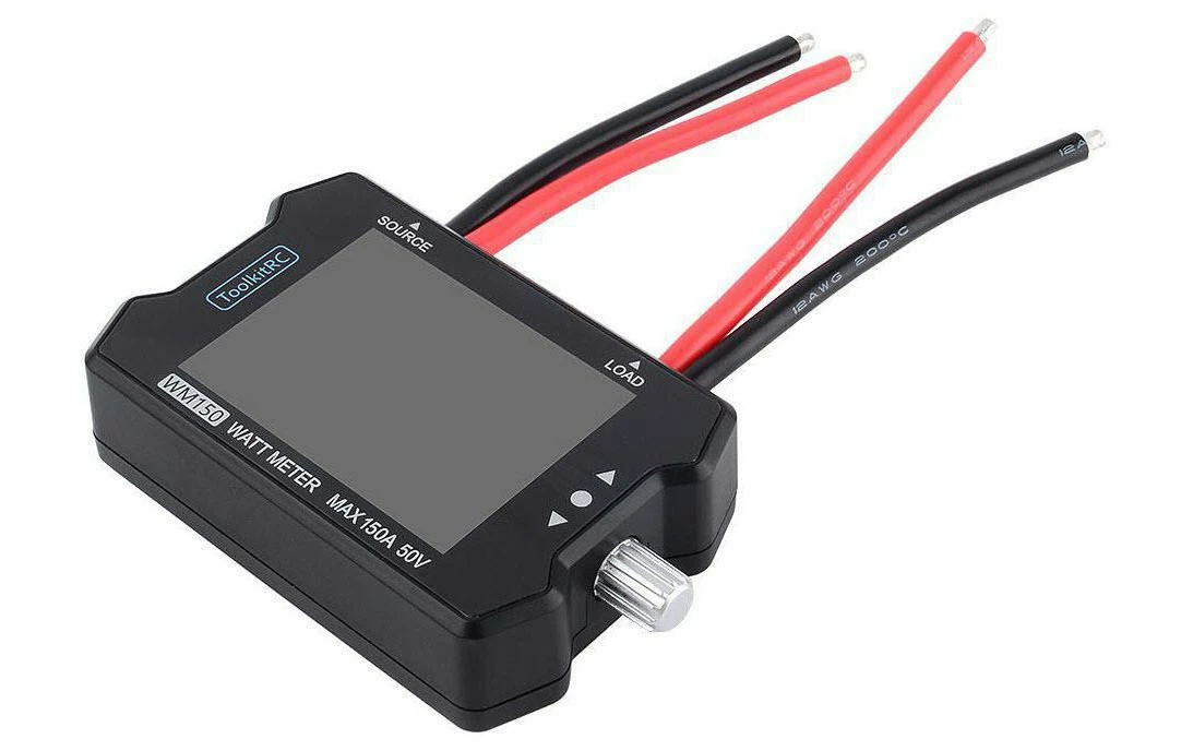 ToolkitRC Testeur Sans Fil WM150 Advanced Watt & Power Meter - Accus 3 ToolkitRC Testeur Sans Fil WM150 Advanced Watt & Power Meter - Accus