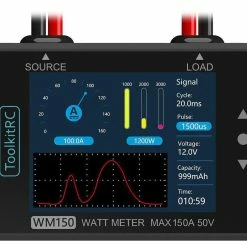 ToolkitRC Testeur Sans Fil WM150 Advanced Watt & Power Meter - Accus 7 ToolkitRC Testeur Sans Fil WM150 Advanced Watt & Power Meter - Accus -Kyosho Shop unnamed file 1555