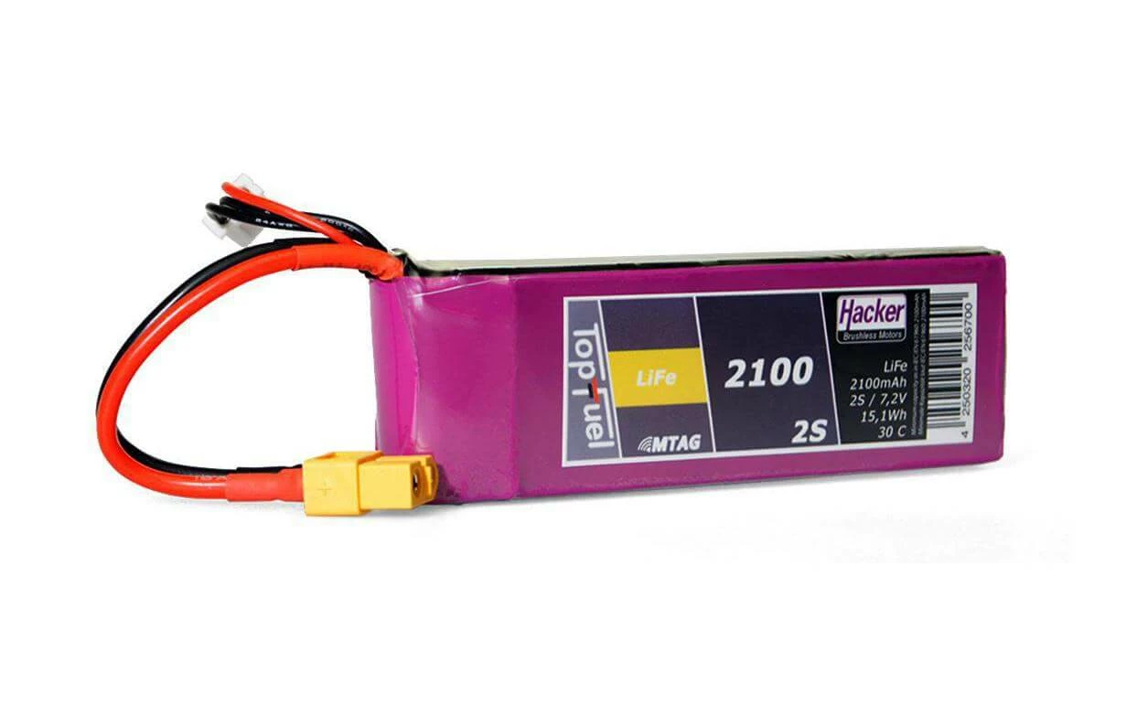 Hacker Batterie RC LiFe 2100 MAh 6.6 V 30C TopFuel ECO-X MTAG - Accus 3 Hacker Batterie RC LiFe 2100 MAh 6.6 V 30C TopFuel ECO-X MTAG - Accus