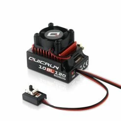 Hobbywing Régulateur Brushless QuicRun 10BL120, 120A, 2-3S, 1:10 - Moteurs ⋅ Régulateurs