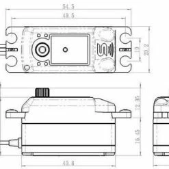 Savöx Low Profile Servo SC-1251MG+ Numérique, Engrenage Métallique, 9 Kg - Servos ⋅ Gyroscope -Kyosho Shop unnamed file 1714