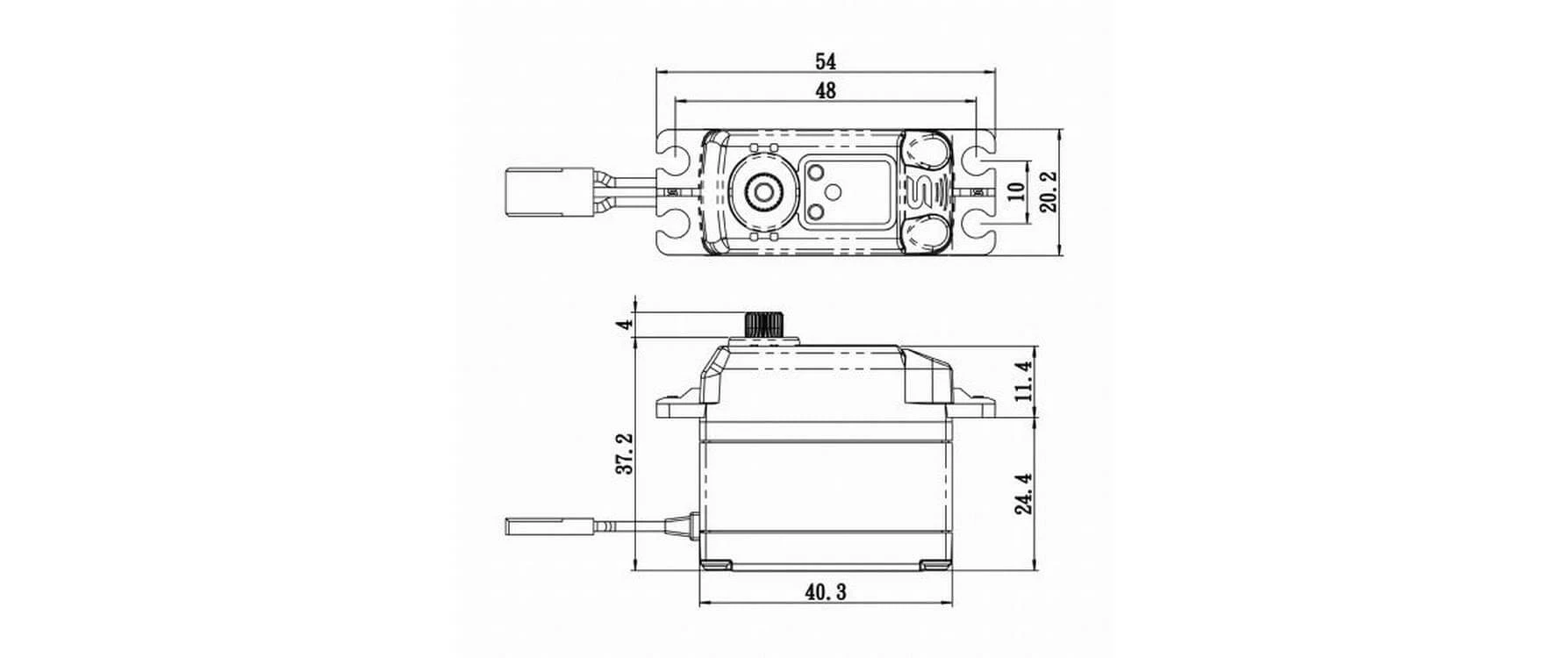Savöx Standard Servo SC-1268SG+ 25 Kg Numérique HV - Servos ⋅ Gyroscope 4 Savöx Standard Servo SC-1268SG+ 25 Kg Numérique HV - Servos ⋅ Gyroscope – Image 2