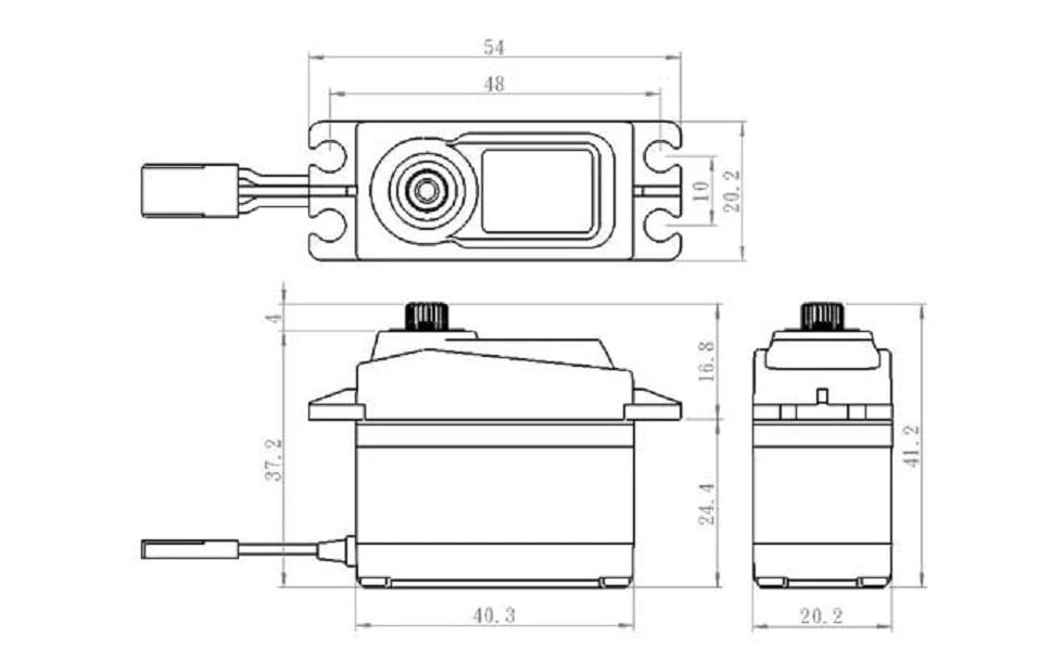 Savöx Servo Standard SA-1256TG+ 20 Kg Numérique, Engrenage Métallique - Servos ⋅ Gyroscope 4 Savöx Servo Standard SA-1256TG+ 20 Kg Numérique, Engrenage Métallique - Servos ⋅ Gyroscope – Image 2