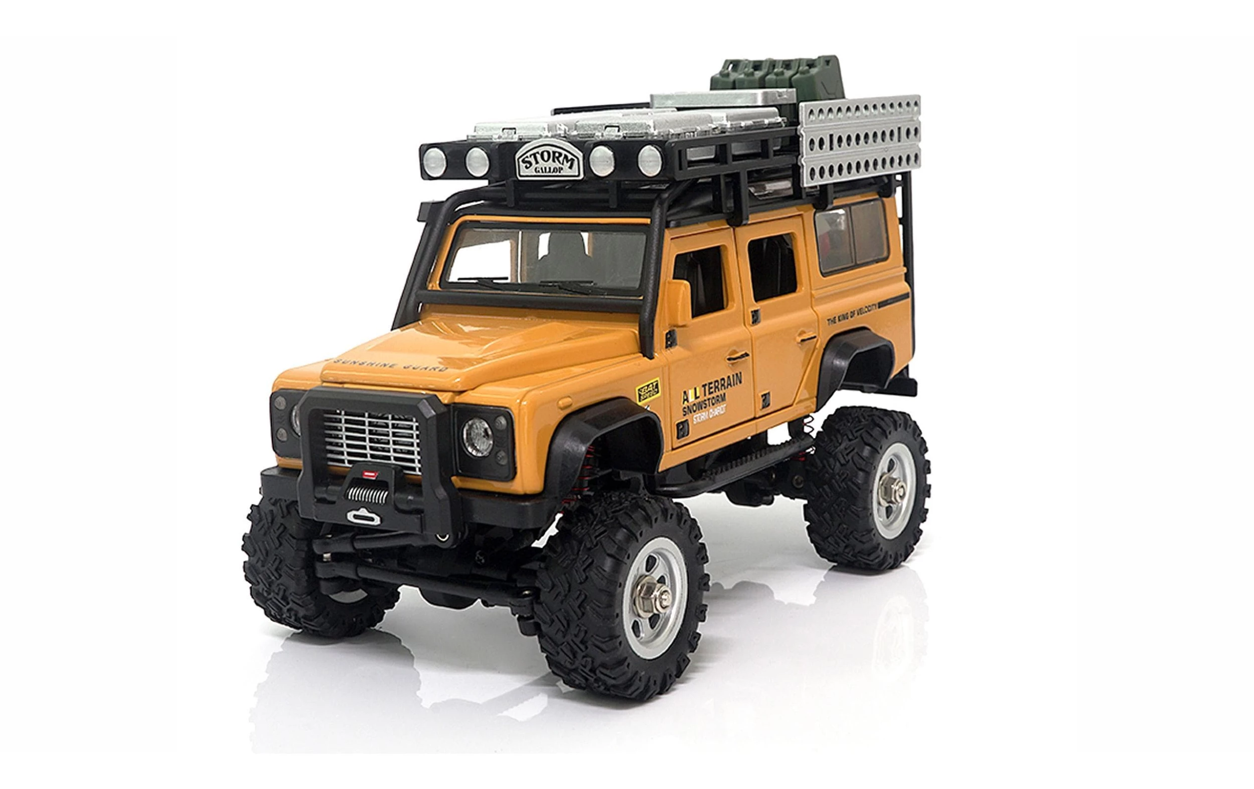 Amewi Scale Crawler D90X28, Jaune 1:28, RTR - Off-Road Modèle 3 Amewi Scale Crawler D90X28, Jaune 1:28, RTR - Off-Road Modèle