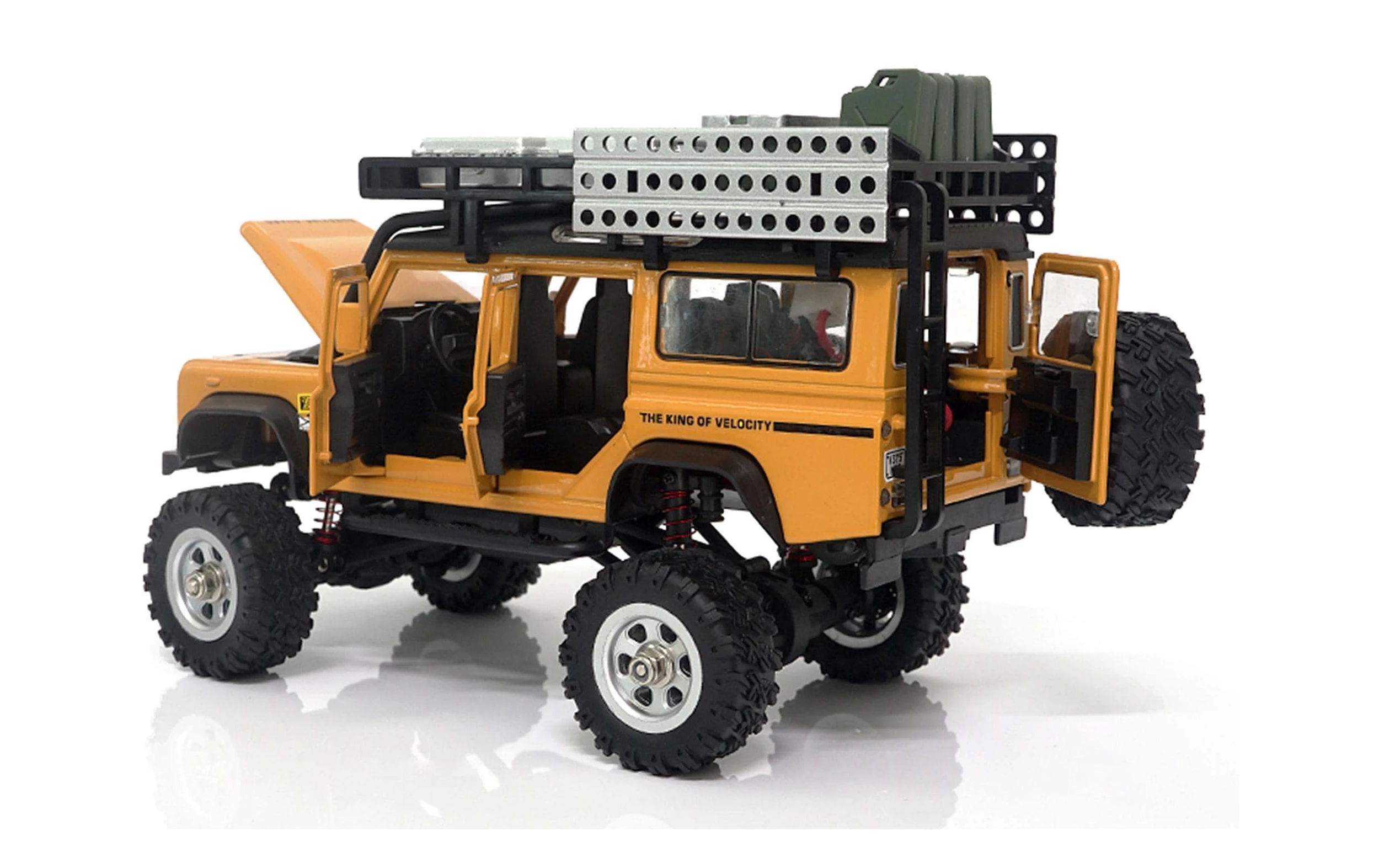 Amewi Scale Crawler D90X28, Jaune 1:28, RTR - Off-Road Modèle 4 Amewi Scale Crawler D90X28, Jaune 1:28, RTR - Off-Road Modèle – Image 2