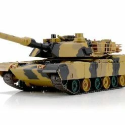 Heng Long Tank M1A2 Abrams BB+IR 1:24, RTR - Véhicule Utilitaire