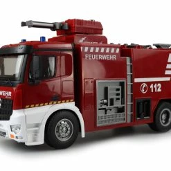 Amewi Véhicule De Pompiers Mercedes Benz Arocs RTR, 1:18 - Véhicule Utilitaire