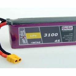 Hacker Batterie RC LiFe 3100 MAh 13,2 V 30C TopFuel MTAG - Accus