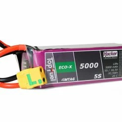 Hacker Batterie RC LiPo 5000 MAh 18,5 V 20C TopFuel ECO-X MTAG - Accus