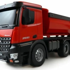 Amewi Camion-benne Mercedes-Benz Arocs 6x4, Rouge 1:14, RTR - Véhicule Utilitaire