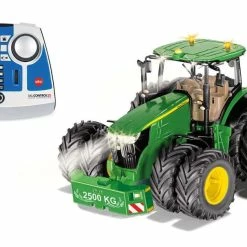 Siku Tracteur John Deere 7290R à Pneus Jumelés, Avec Contrôleur 1:32 - Véhicule Utilitaire