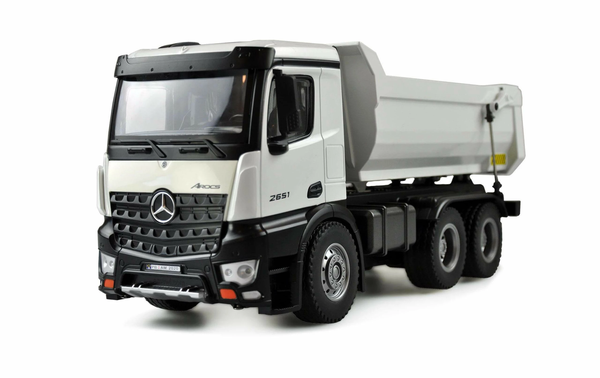 Amewi Camion-benne Mercedes-Benz Arocs Pro, Métal, RTR, 1:18 - Véhicule Utilitaire 3 Amewi Camion-benne Mercedes-Benz Arocs Pro, Métal, RTR, 1:18 - Véhicule Utilitaire