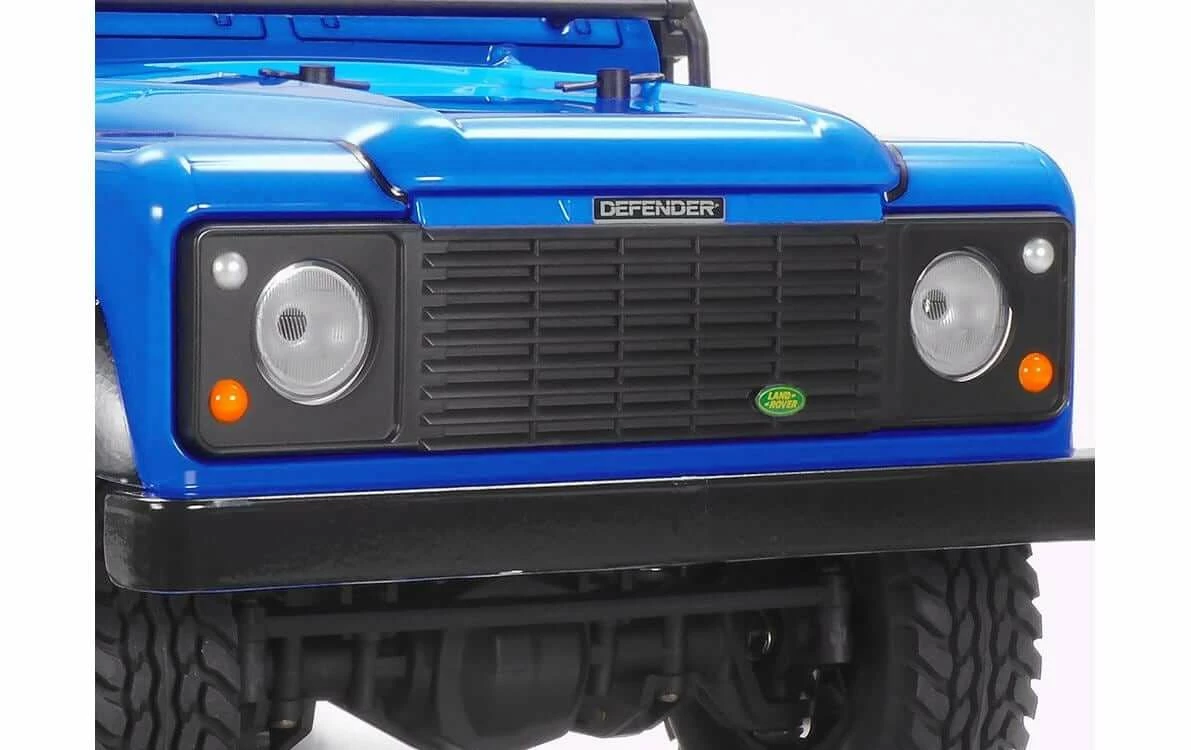 Tamiya Scale Crawler Land Rover Defender D90 Bleu, CC-02 1:10, Kit De Construction - Off-Road Modèle 5 Tamiya Scale Crawler Land Rover Defender D90 Bleu, CC-02 1:10, Kit De Construction - Off-Road Modèle – Image 3