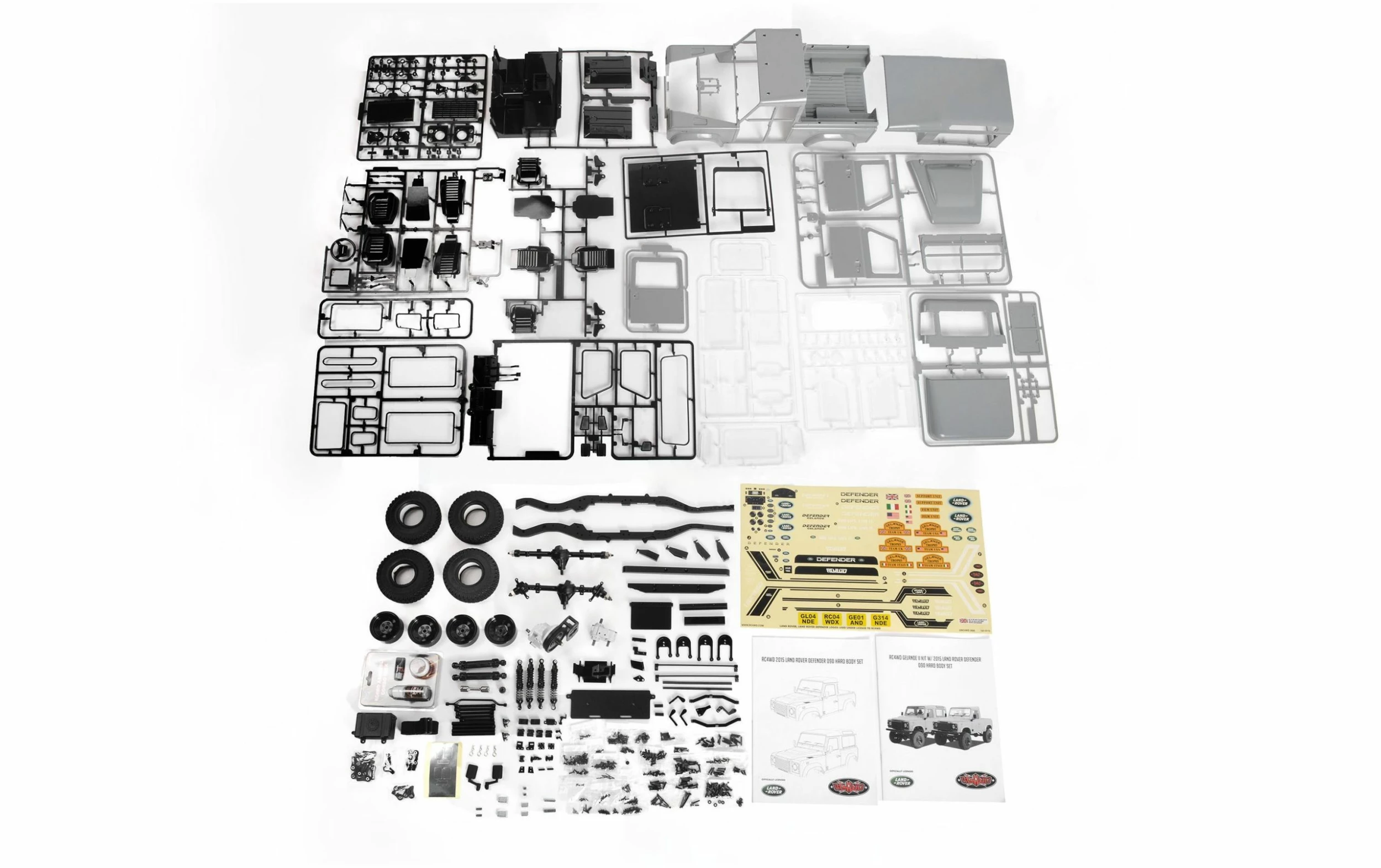 RC4WD Scale Crawler Gelände II Land Rover Defender D90 Kit - Off-Road Modèle 5 RC4WD Scale Crawler Gelände II Land Rover Defender D90 Kit - Off-Road Modèle – Image 3