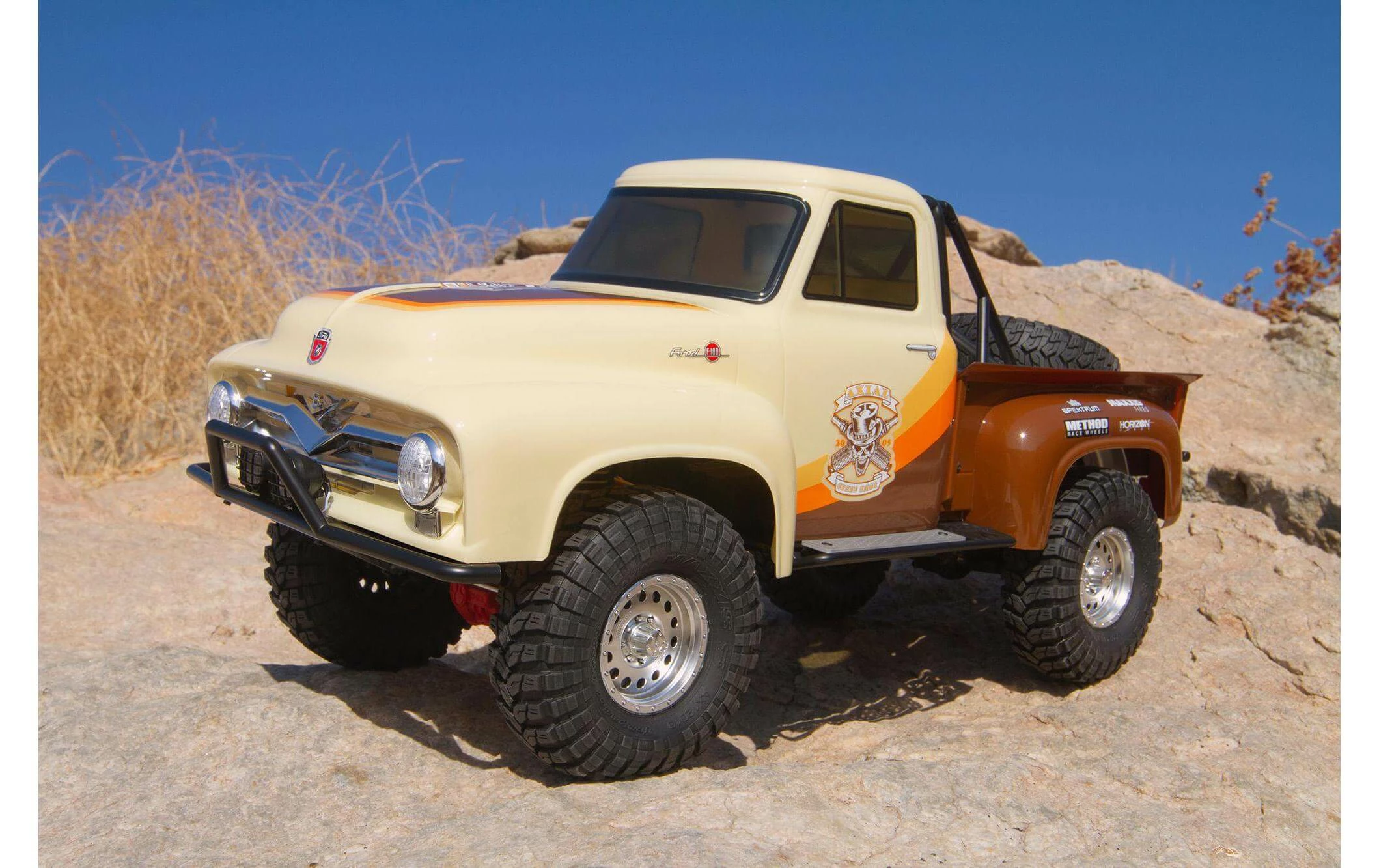 Axial Scale Crawler SCX10 II 1955 Ford F-100 ARTR Marron - Off-Road Modèle 5 Axial Scale Crawler SCX10 II 1955 Ford F-100 ARTR Marron - Off-Road Modèle – Image 3