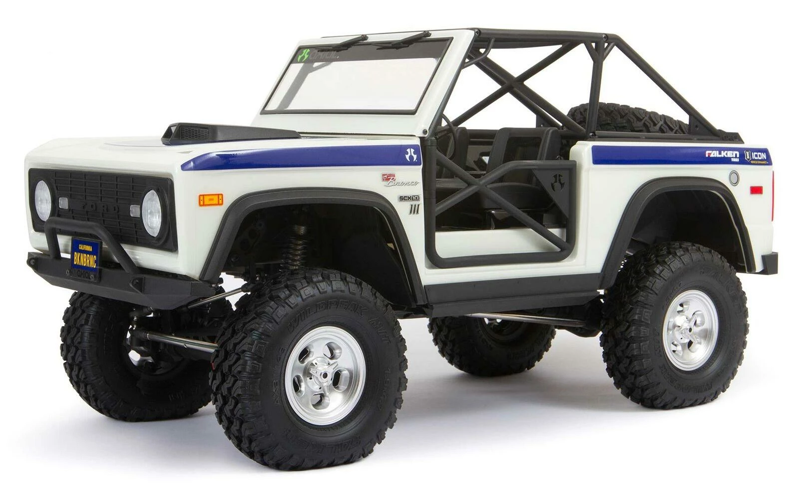 Axial Scale Crawler SCX10 III Ford Bronco, Blanc 1:10, ARTR - Off-Road Modèle 3 Axial Scale Crawler SCX10 III Ford Bronco, Blanc 1:10, ARTR - Off-Road Modèle