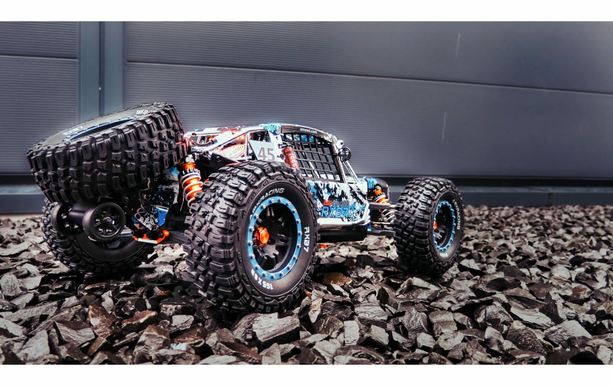 Amewi Buggy AMXRacing RXB7 6S, 4WD, Bleu, 1:7, RTR - Off-Road Modèle 4 Amewi Buggy AMXRacing RXB7 6S, 4WD, Bleu, 1:7, RTR - Off-Road Modèle – Image 2