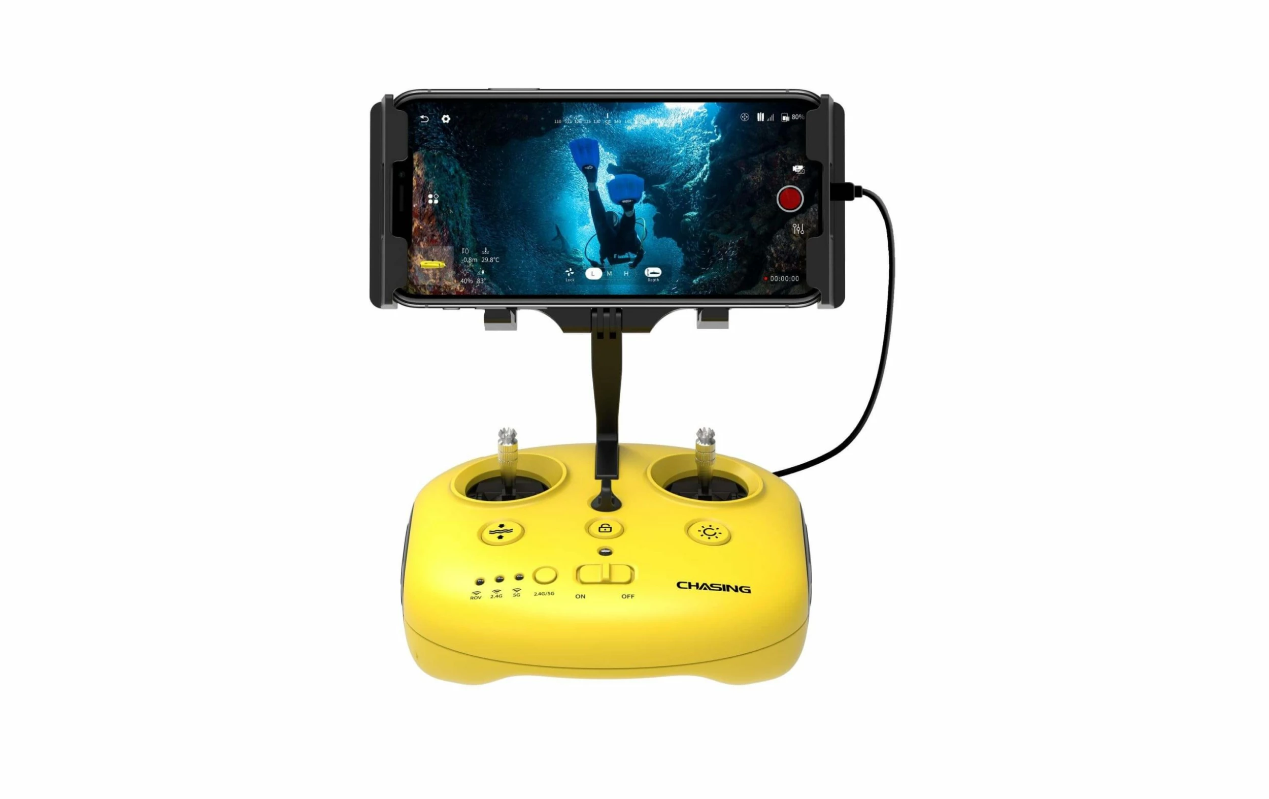 CHASING Drone Sous-marin GLADIUS MINI S Set Complet De 100m De Câble - Navires RC 4 CHASING Drone Sous-marin GLADIUS MINI S Set Complet De 100m De Câble - Navires RC – Image 2