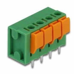 DeLock Connecteur Terminalblock 4Pin 5,08mm Bouton-poussoir, 4x - Éléctronique RC