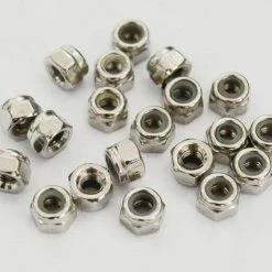 RC4WD Écrou D'arrêt M3 Argentés - Vis ⋅ Petite Pièce