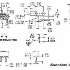 Velleman Bouton-poussoir 90 Degrés Horizontal 1 Pièce/s - Éléctronique RC -Kyosho Shop unnamed file 2930