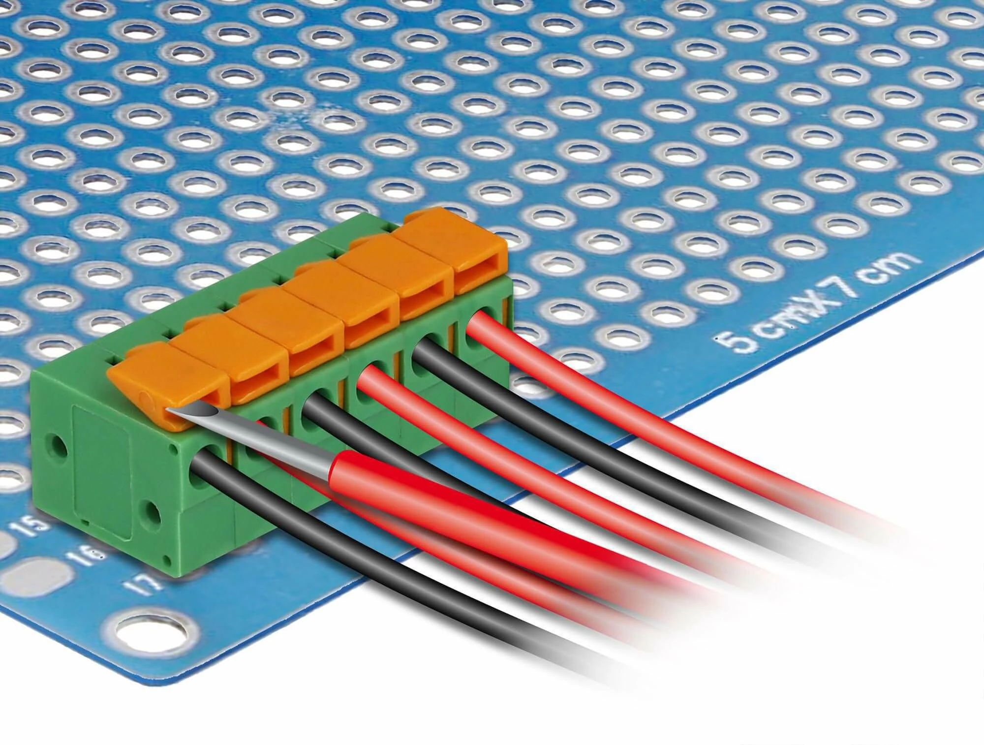 DeLock Connecteur Terminalblock 6Pin 5,08mm Bouton-poussoir, 4x - Éléctronique RC 5 DeLock Connecteur Terminalblock 6Pin 5,08mm Bouton-poussoir, 4x - Éléctronique RC – Image 3