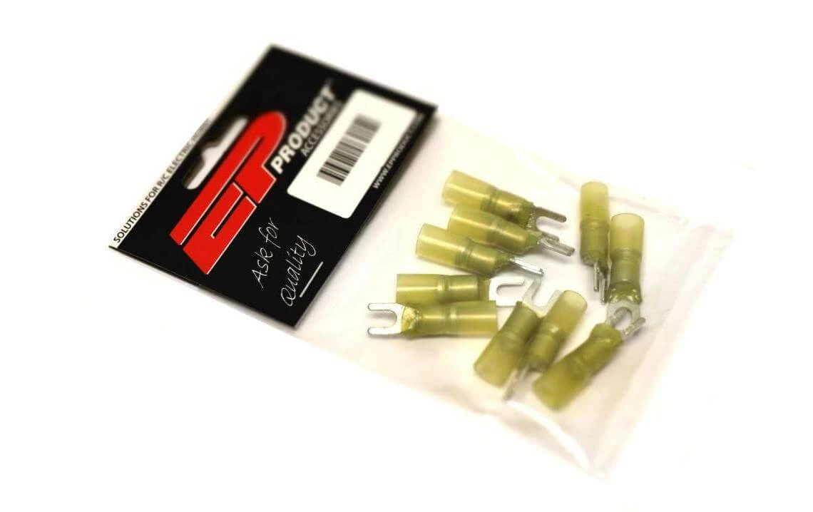 EP Cosse à Fourche WP 4.3-9.0 Mm Jaune, 10 Pcs. - Accessoires RC 4 EP Cosse à Fourche WP 4.3-9.0 Mm Jaune, 10 Pcs. - Accessoires RC – Image 2