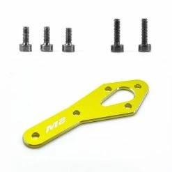 OMPHobby Support Moteur Arrière Jaune M2 - Evo - Helicos Pièce De Rechange