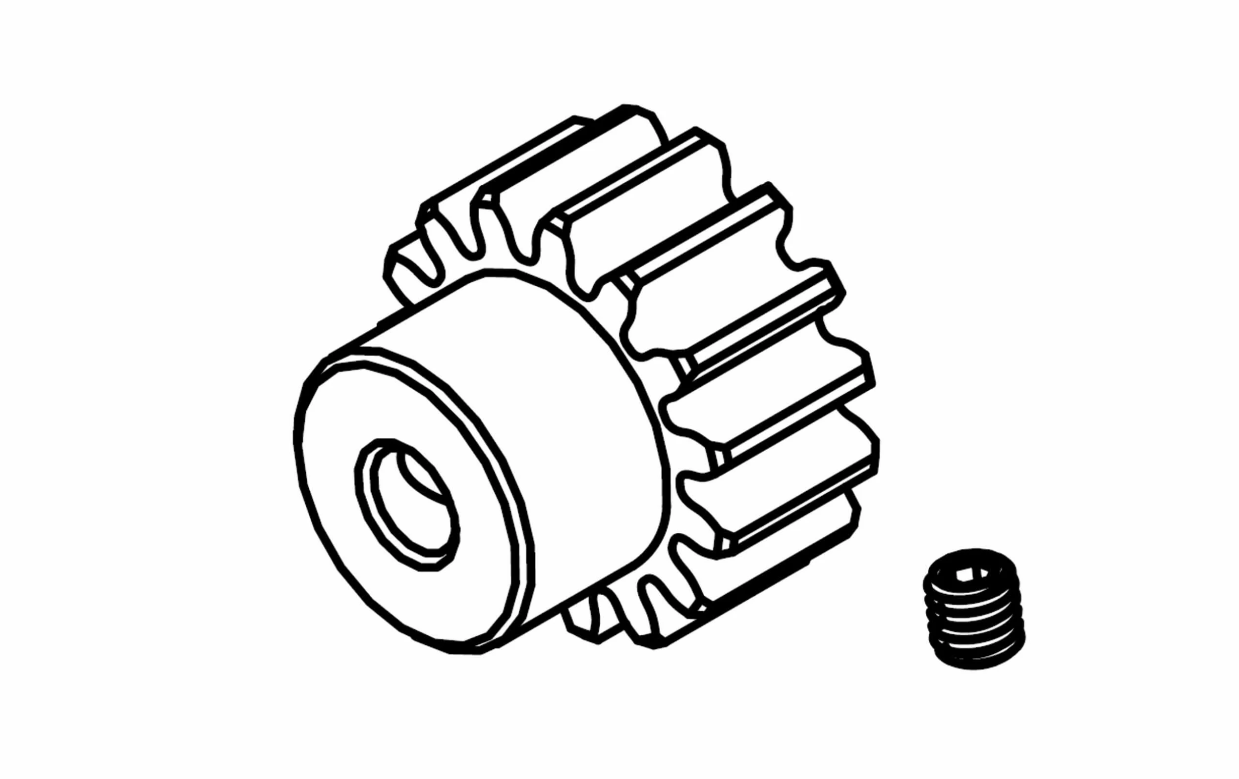 Amewi Pignon 16Z Modul 0.8 RCX10 - Off-Road Implusion 3 Amewi Pignon 16Z Modul 0.8 RCX10 - Off-Road Implusion