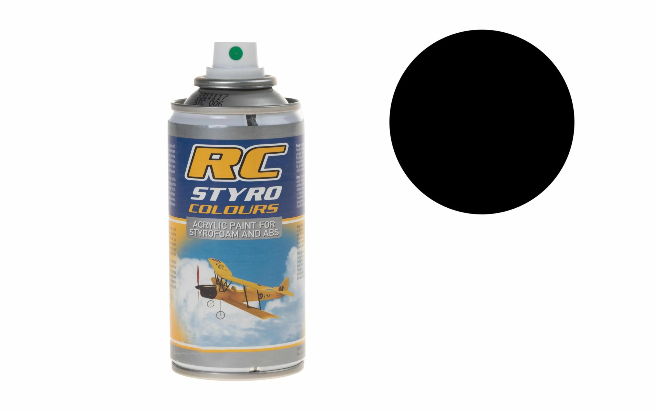 Ghiant Aérosol Pour Plastique RC STYRO Noir 610 150 Ml - Matières 3 Ghiant Aérosol Pour Plastique RC STYRO Noir 610 150 Ml - Matières