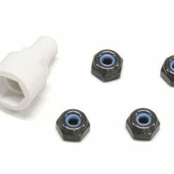 Kyosho Europe Kyosho Écrou De Roue Color Nylon Nut Black Mini-Z MZW13BK - On-Road Châssis