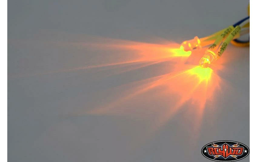 RC4WD Éclairage Pour Modèles Réduits LED 3 Mm Jaune 3 Mm - Accessoires RC 4 RC4WD Éclairage Pour Modèles Réduits LED 3 Mm Jaune 3 Mm - Accessoires RC – Image 2