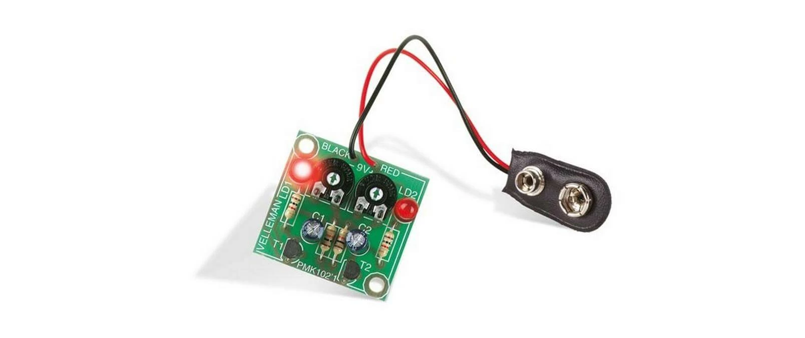 Whadda Kit De Montage LEDs Clignotantes - Éléctronique RC 3 Whadda Kit De Montage LEDs Clignotantes - Éléctronique RC