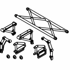 Amewi Pièce De Carrosserie Kit De Montage RCX10 - Off-Road Implusion