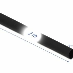 DeLock Gaine Thermorétractable 2m X 8mm Taux De Rétrécissement 4:1 Noir - Matières -Kyosho Shop unnamed file 390