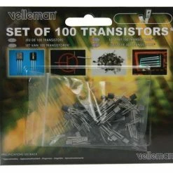 Velleman Transistors Set K/TRANS1 100 Pièce/s - Éléctronique RC
