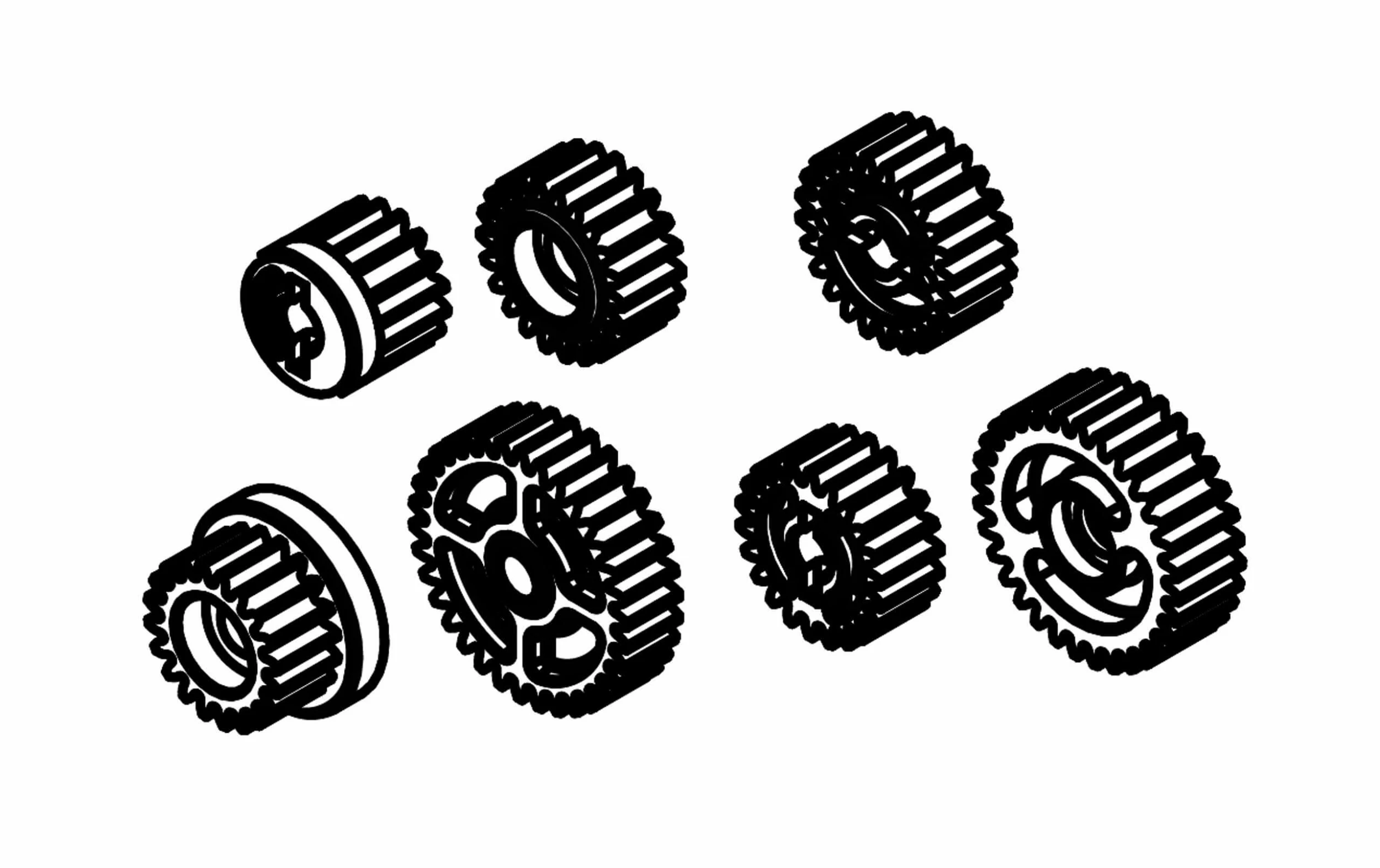 Amewi Roue Dentée De Transmission Set RCX10 - Off-Road Implusion 3 Amewi Roue Dentée De Transmission Set RCX10 - Off-Road Implusion