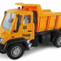 Amewi Camion-benne Mini Truck, Jaune 1:64, RTR - Véhicule Utilitaire