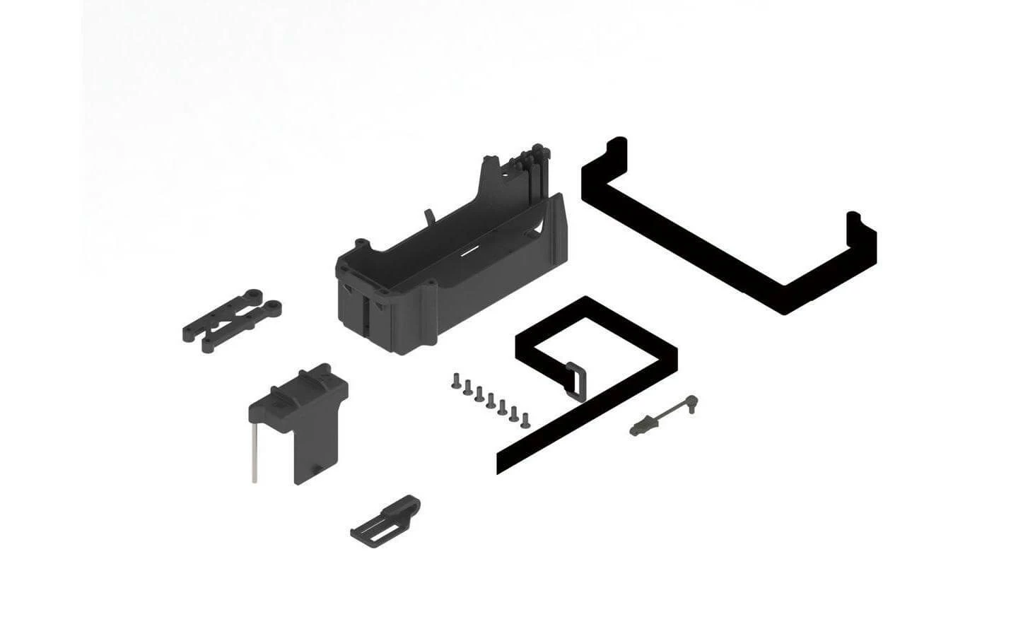 Arrma Support De L'accumulateur Set Grand - Off-Road Châssis 3 Arrma Support De L'accumulateur Set Grand - Off-Road Châssis