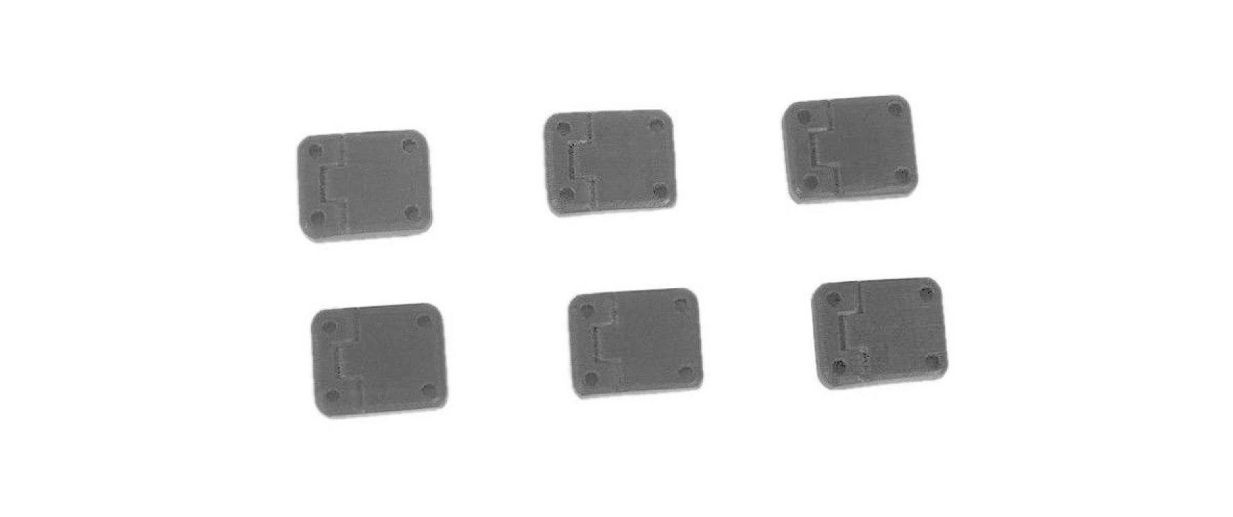 RC4WD Charnières De Porte Pour Modèles Réduits TRX-4 Defender Caoutchouc - Accessoires RC 3 RC4WD Charnières De Porte Pour Modèles Réduits TRX-4 Defender Caoutchouc - Accessoires RC