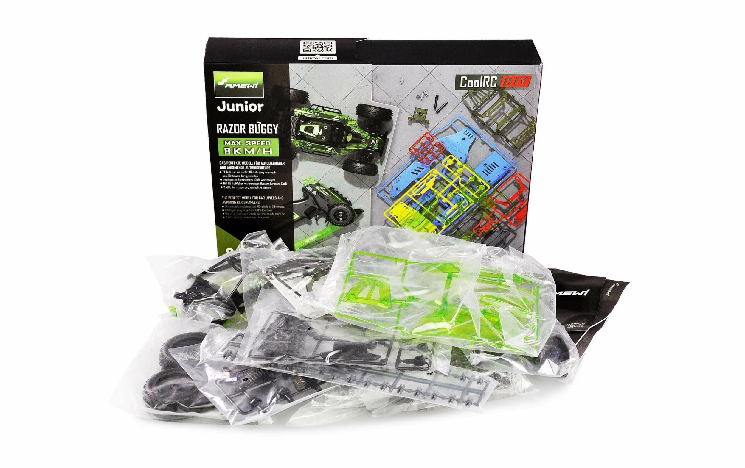 Amewi Buggy CoolRC DIY Razor 2WD Kit De Construction 1:18 - Off-Road Modèle 4 Amewi Buggy CoolRC DIY Razor 2WD Kit De Construction 1:18 - Off-Road Modèle – Image 2