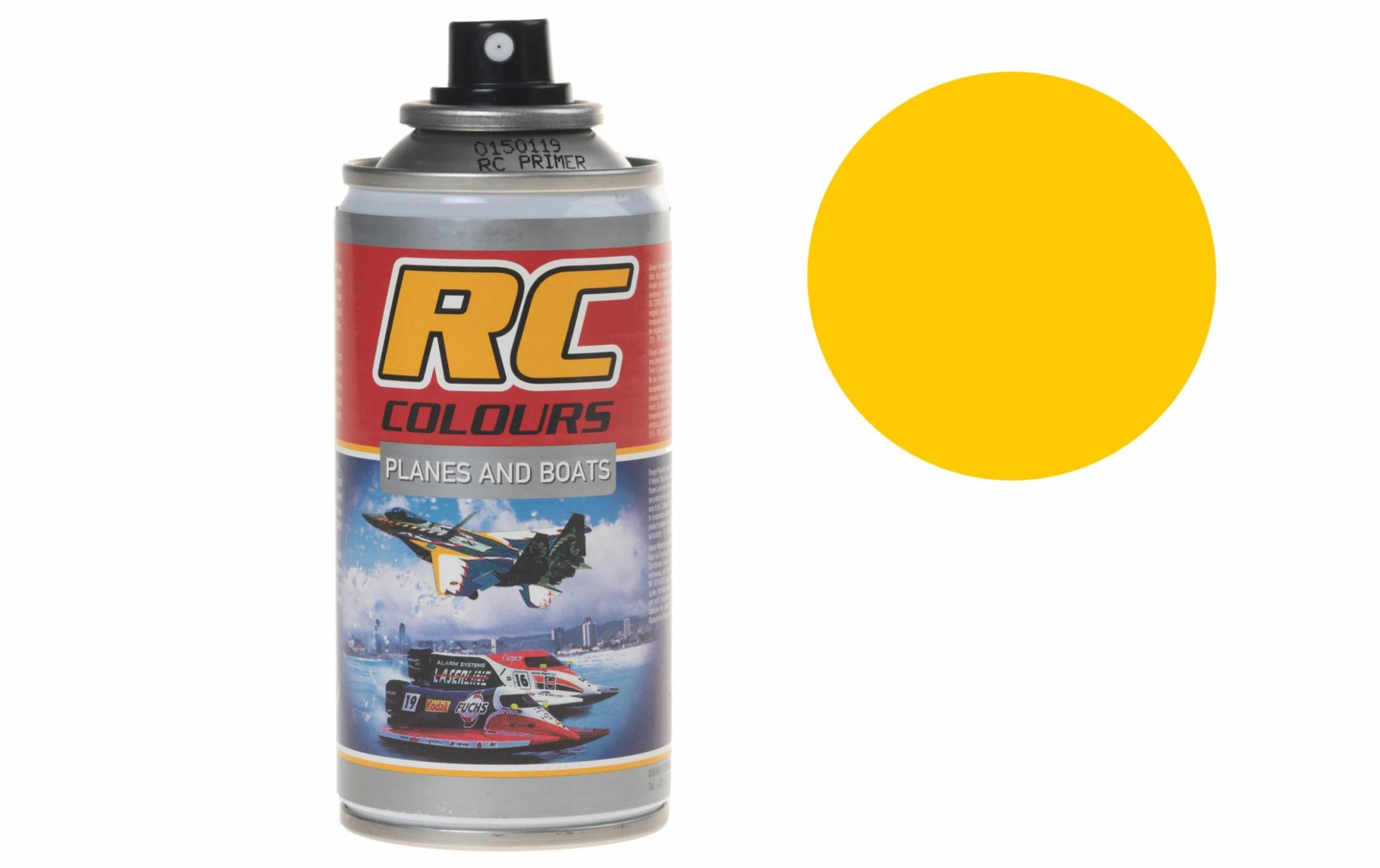 Ghiant Acrylique En Bombe RC COLOURS Jaune 33 150 Ml - Matières 3 Ghiant Acrylique En Bombe RC COLOURS Jaune 33 150 Ml - Matières