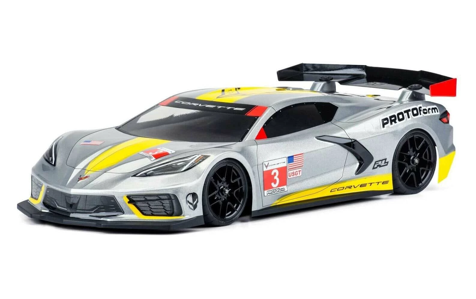 Proline Carrosserie Chevrolet Corvette C8 Non Peint, 1:10 - Moteurs ⋅ Régulateurs 3 Proline Carrosserie Chevrolet Corvette C8 Non Peint, 1:10 - Moteurs ⋅ Régulateurs