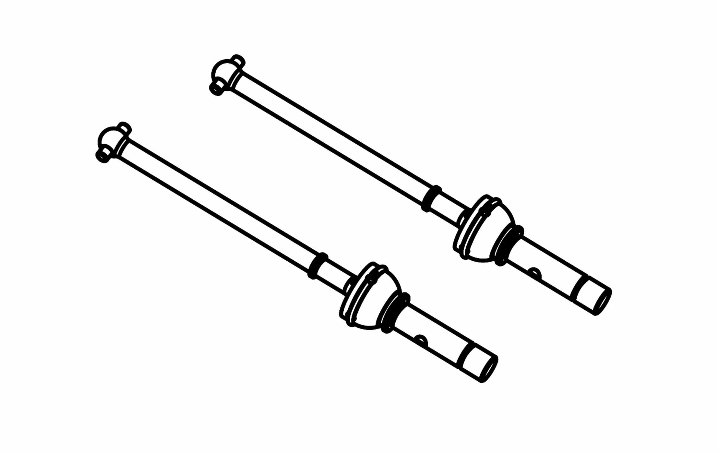 Amewi Arbres D'entraînement RCX10 Universel - Off-Road Implusion 3 Amewi Arbres D'entraînement RCX10 Universel - Off-Road Implusion