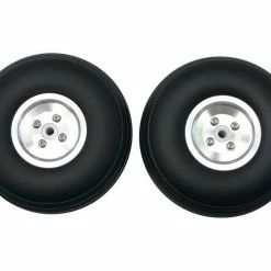 OEM Roue De Modèle Réduit D'avion Avec Jante En Aluminium 102 Mm, 2 Pièces - Avions Pièce De Rechange